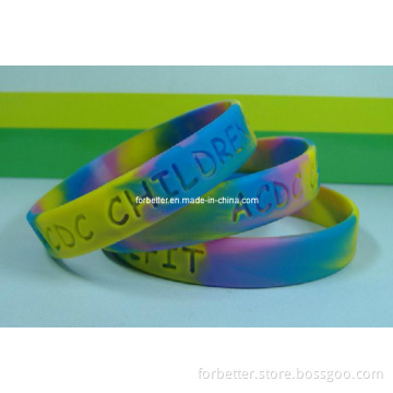 Silicone Wristband (swirled color)